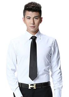 男士長袖襯衣工裝定制